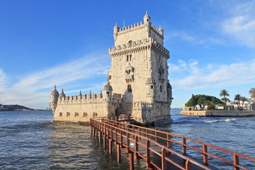 Belem Tower in Lisbon, Portugal