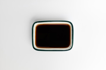 Brown soy sauce in a bowl
