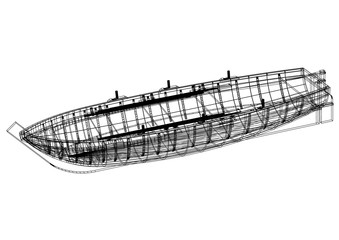 Boat - blueprint