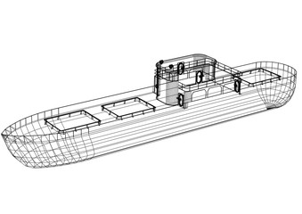 Boat blueprint