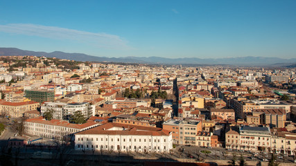 Fototapeta na wymiar panoramic cosenza city, calabria, italy