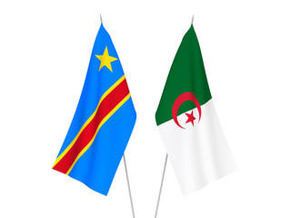 Democratic Republic of the Congo and Algeria flags