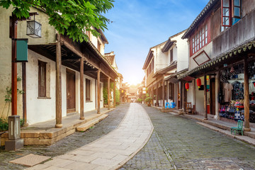 Obraz premium Chinese historical customs town