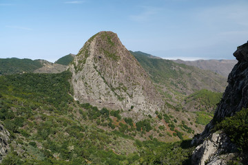 Mountains on La Gomera island, Canary islands, Spain