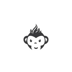 Monkey head logo