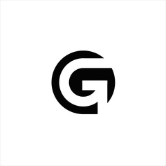 Obraz premium Circle letter g logo, Circle letter g logo design vector illustration, circular letter g logo design template vector image