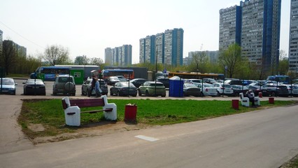 cars on the parking