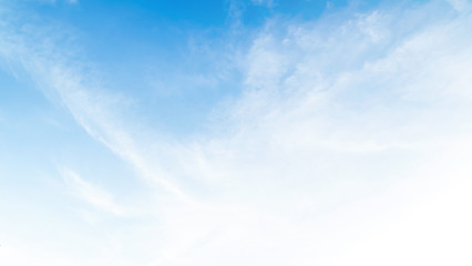 Blue sky with cloud bright at. Border, Thailand - Malaysia