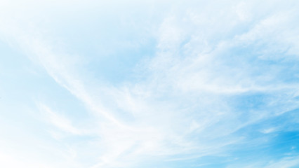 Blue sky with cloud bright at. Border, Thailand - Malaysia