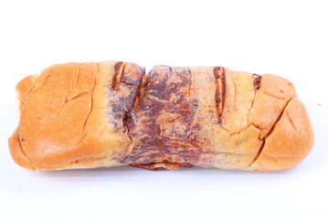 Bread isolated on white background