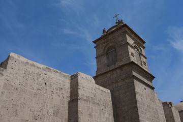 Fototapeta na wymiar Church of the company. Arequipa Peru