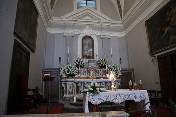 Fototapeta na wymiar Caiazzo - Altare di San Francesco