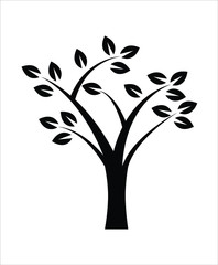 tree flat icon,vector best illustration design icon.