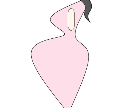 recommend clip art: silhouette of a woman pregnant