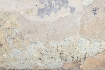 Old painted wall damage surface