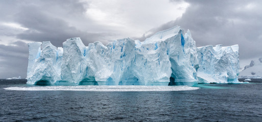 Iceberg in Antarctica sea. Port Lockroy. © nickolya