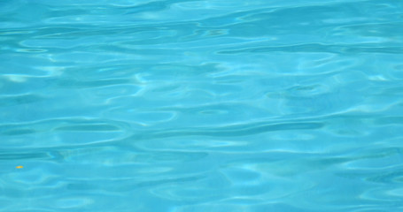 Swimming pool water wave in blue color