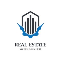 Real estate logo template