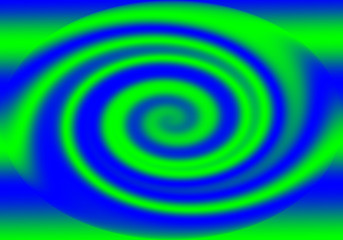 Fondo de remolino verde y azul.