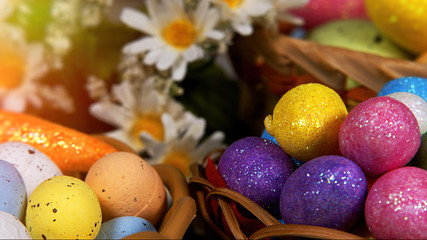 Colorful Traditional Easter Paschal Eggs