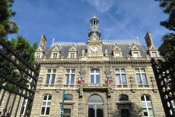 Fototapeta na wymiar Ancienne mairie de Pantin. Seine Saint Denis. France.