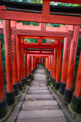 Fototapeta na wymiar Fushimi-Inari Taisha, Kyoto, Japan