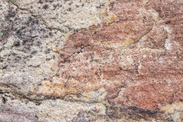 Pink and white sandstone from the Appalachians in central Pennsylvania