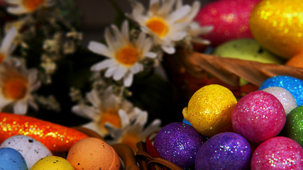 Colorful Traditional Easter Paschal Eggs