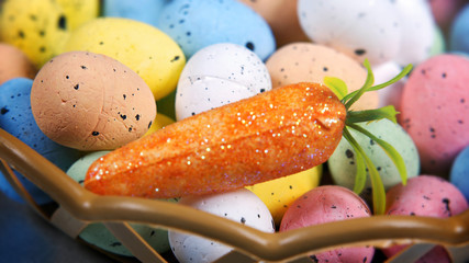 Colorful Traditional Easter Paschal Eggs