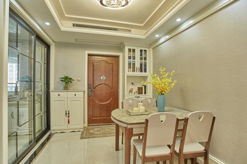 Various furniture in the renovated model house