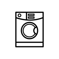 washing machine icon vector template