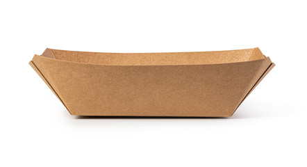 brown unlabeled paper food box