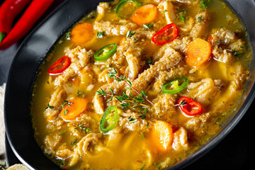 Flaczki - tripe soup the Polish way