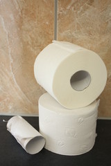 Vorrat an Toilettenpapier