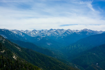 view from moro rock trail sequoia national park