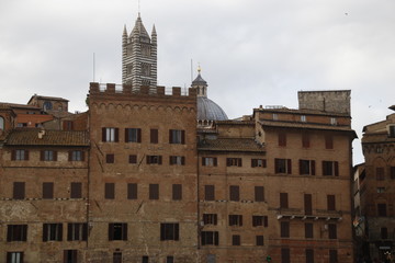 Naklejka na ściany i meble Architectonic heritage in Tuscana, Italy