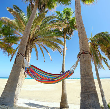 erholsamer Platz am Strand