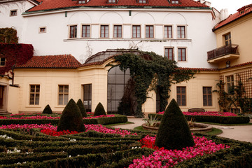 A view of Vrtba garden in Prague
