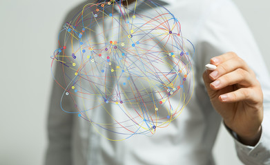 the 3d Global Network Of People.