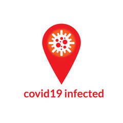 corona virus infected location