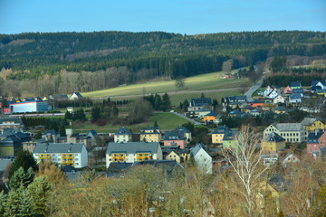 Fototapeta na wymiar Ehrenfriedersdorf Erzgebirge