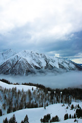 Fototapeta na wymiar Paesaggio neve