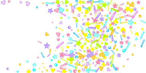 Sprinkles grainy. Cupcake dessert bakery confetti