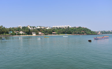 Fototapeta na wymiar landscape view of the ocean ,near dona paula