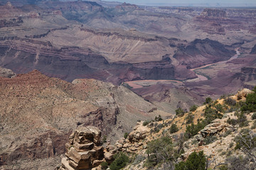 Blick in den Grand Canyon