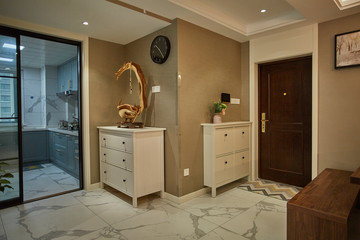 Living room in renovated model room