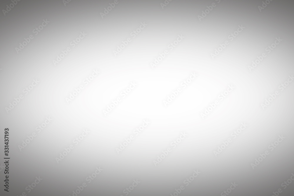 Aufkleber Abstract gray gradient wall background in empty room with bright white light blank studio for modern template banner graphic creative art design