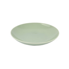 colored plate isolated porcelain