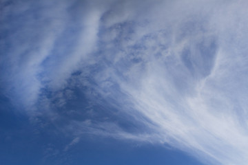 Naklejka na ściany i meble blue sky with white clouds abstract nature scene 