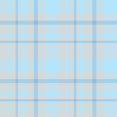 Seamless pattern in great light grey and blue  colors for plaid, fabric, textile, clothes, tablecloth and other things. Vector image.